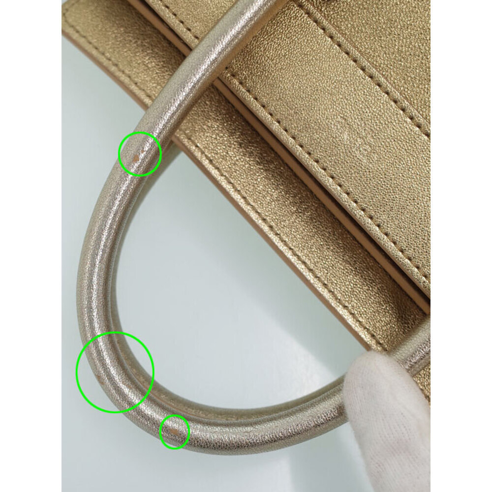 Celine Shopper Leather Shoulder Bag - Picture 7 of 9